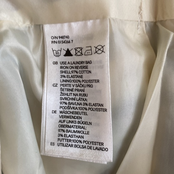 NWT H&M Tropical FLORAL SEQUIN, PENCIL MINI SKIRT US 6 - Picture 4 of 7